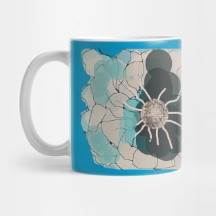 abstract art flower Mug